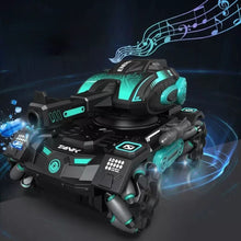 Load image into Gallery viewer, Remote Control RC Stunt Tank Toy with Water Launcher