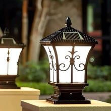 Load image into Gallery viewer, Solar Outdoor Pillar Post LED Light for Garden and Driveway
