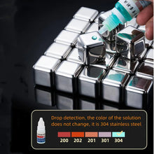 Load image into Gallery viewer, Metal Reusable Beverage Chiller Cubes - Set of 8 Pieces