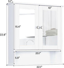 Load image into Gallery viewer, Wall Mounted Bathroom Cabinet With Mirror