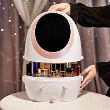 Load image into Gallery viewer, Portable Vanity LED Mirror Cosmetic Makeup Serum Organizer Caddy