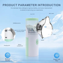 Load image into Gallery viewer, Portable Nebulizer Machine