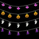 Festive Spider Pumpkin Ghost Halloween String Lights Decor