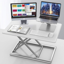 Load image into Gallery viewer, Adjustable Standing Work Desk Converter Computer Monitor Laptop Riser