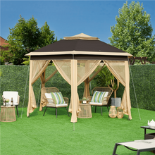 Load image into Gallery viewer, Portable Pop Up Sun Shelter Tent Canopy Gazebo