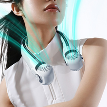 Load image into Gallery viewer, Powerful Rechargeable Personal Neck Cooling Fan