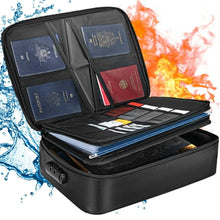 Load image into Gallery viewer, Waterproof Fireproof Document Cash Safe Bag