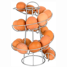 Load image into Gallery viewer, Egg Holder Rack Spiral Storage Container Stand