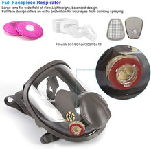 Load image into Gallery viewer, Full Face Respirator Mask