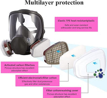Load image into Gallery viewer, Full Face Respirator Mask
