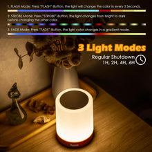 Load image into Gallery viewer, LED Touch Sensor Bedside Table Lamp With Remote