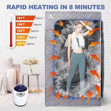 Load image into Gallery viewer, Personal Portable Indoor Outdoor Home Steam Sauna Kit