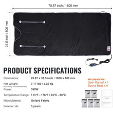 Load image into Gallery viewer, Far Infrared Sauna Heating Blanket