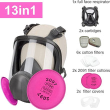 Load image into Gallery viewer, Full Face Respirator Mask