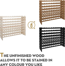 Load image into Gallery viewer, 96-bottle Stackable Modular Wine Rack