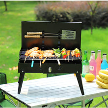 Load image into Gallery viewer, Portable Outdoor Camping Small Tabletop Traveller Charcoal BBQ Grill