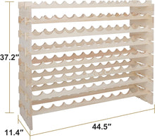 Load image into Gallery viewer, 96-bottle Stackable Modular Wine Rack