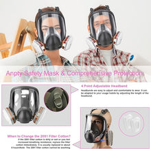Load image into Gallery viewer, Full Face Respirator Mask