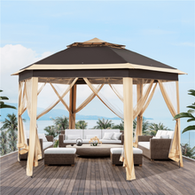 Load image into Gallery viewer, Portable Pop Up Sun Shelter Tent Canopy Gazebo