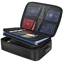 Load image into Gallery viewer, Waterproof Fireproof Document Cash Safe Bag