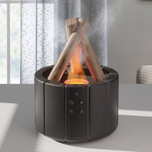 Load image into Gallery viewer, Simulated Campfire Flame Humidifier – Aromatherapy Essential Oil Diffuser