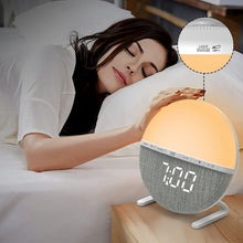 Load image into Gallery viewer, Natural Light Simulator Alarm Clock Wake Up Sunrise Lamp