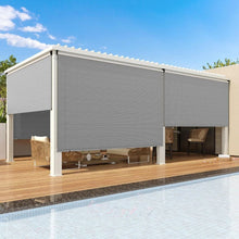 Load image into Gallery viewer, Large Outdoor Patio Roller Window Shades Blinds