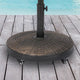 Heavy Duty Outdoor Patio Umbrella Base with Wheels