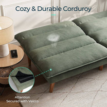 Load image into Gallery viewer, Convertible Futon Sofa Bed