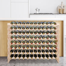 Load image into Gallery viewer, 96-bottle Stackable Modular Wine Rack