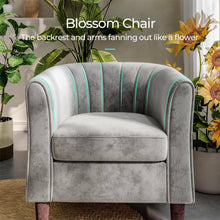 Load image into Gallery viewer, Accent Chair with Ottoman