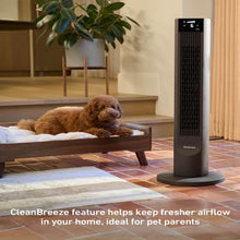 Load image into Gallery viewer, Oscillating Digital Tower Fan With Speed Control Switch
