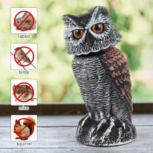 Load image into Gallery viewer, 2 Pack Owl Decoy Bird Repeller With Rotating Head