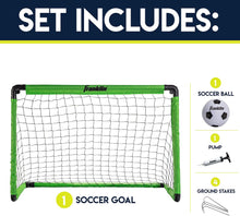 Load image into Gallery viewer, Kids Mini Soccer Goal Set