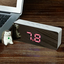 Load image into Gallery viewer, Compact High Tech Mirror LED Display Tabletop Digital Alarm Clock