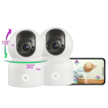 Load image into Gallery viewer, 360-Degree Indoor Pan Tilt Zoom Home PTZ Camera