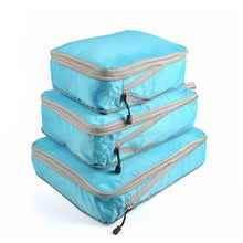 Load image into Gallery viewer, Set of 3 Compression Packing Cube Travel Luggage Organizer Bags