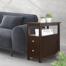 Load image into Gallery viewer, Chair Side End Table With Drawers