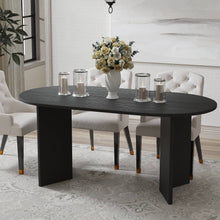 Load image into Gallery viewer, Oval Dining Table for 6