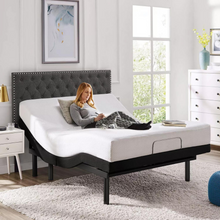 Load image into Gallery viewer, Premium Adjustable Raisable Wireless Remote Mattress Bed Frame