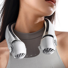 Load image into Gallery viewer, Powerful Rechargeable Personal Neck Cooling Fan