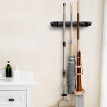 Load image into Gallery viewer, Wall Mounted Broom Holder and Mop Organizer