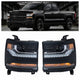 2016-2018 Chevrolet Silverado 1500 HID Headlights, Integrated LED DRL Assembly, Left Driver & Right Passenger Side Pair, Direct OEM Fit