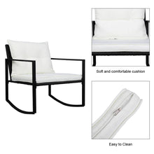 Load image into Gallery viewer, Outdoor Wicker Rocking Chair Set Of 3