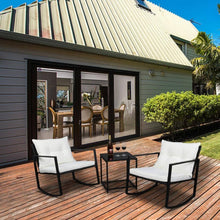 Load image into Gallery viewer, Outdoor Wicker Rocking Chair Set Of 3