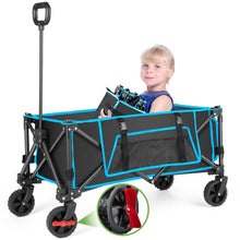Load image into Gallery viewer, Heavy Duty Portable Foldable Wagon Cart