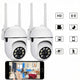 2 Pack Smart Outdoor Wireless Security Cameras, 5G WiFi, 1080P HD, Night Vision
