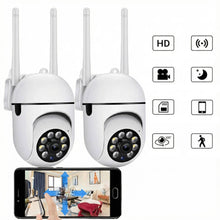 Load image into Gallery viewer, 2 Pack Smart Outdoor Wireless Security Cameras, 5G WiFi, 1080P HD, Night Vision