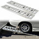 72" X 15" Aluminum Hook Ramps ,8500 lbs Car Trailer