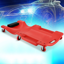 Load image into Gallery viewer, 36" Low Profile Automotive Creeper, 17" Wide Rolling Mechanic Board with 6 Swivel Casters & Padded Headrest, 300 lbs Capacity